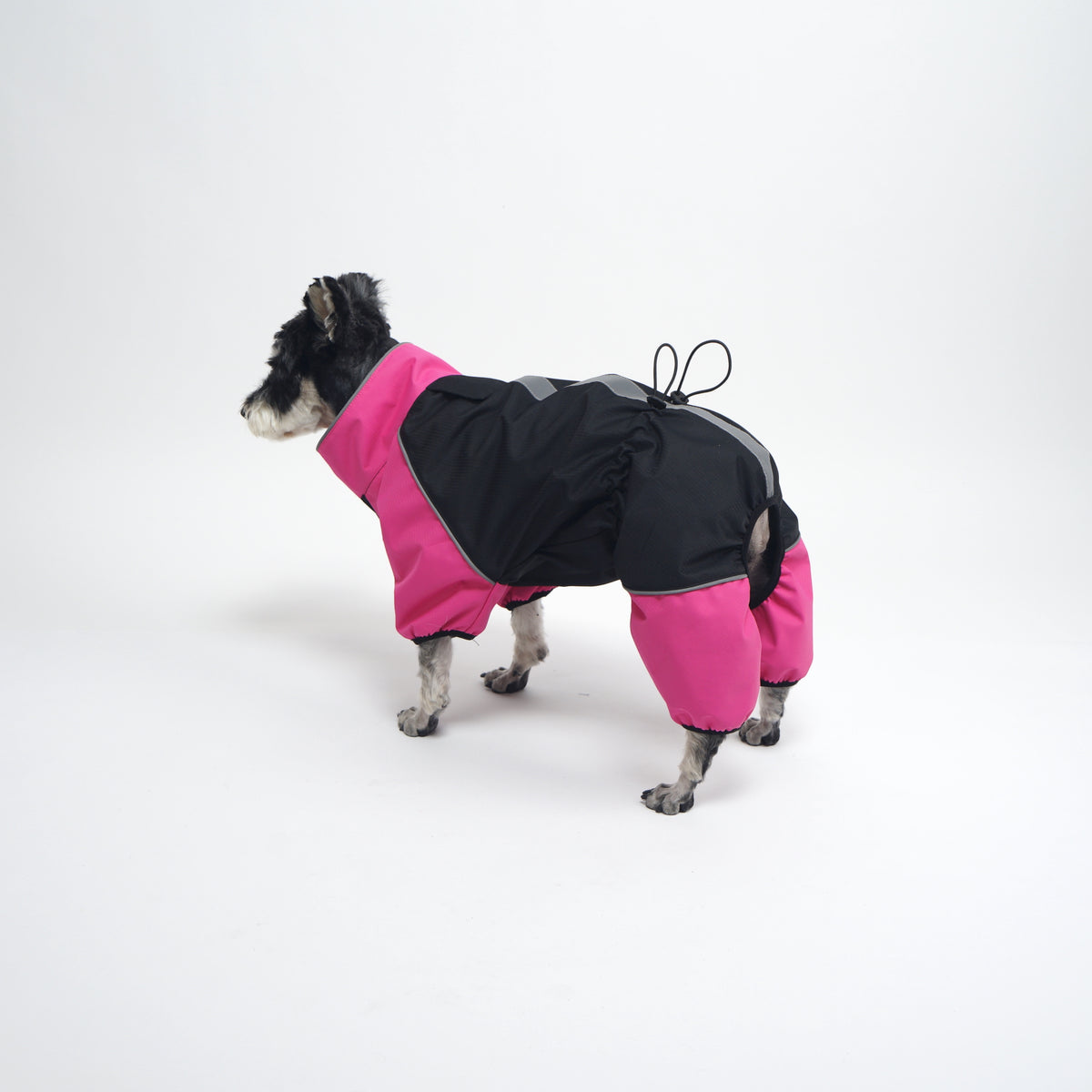 ASK for Price Dog Raincoat Reversible, Single Side Slicker Poncho Adjustable waterproof Dog Rain Jacket with Leash Hole/Reflective Stripe Hooded Snowproof Windproof Clothes for Small to 3X-Large Dogs