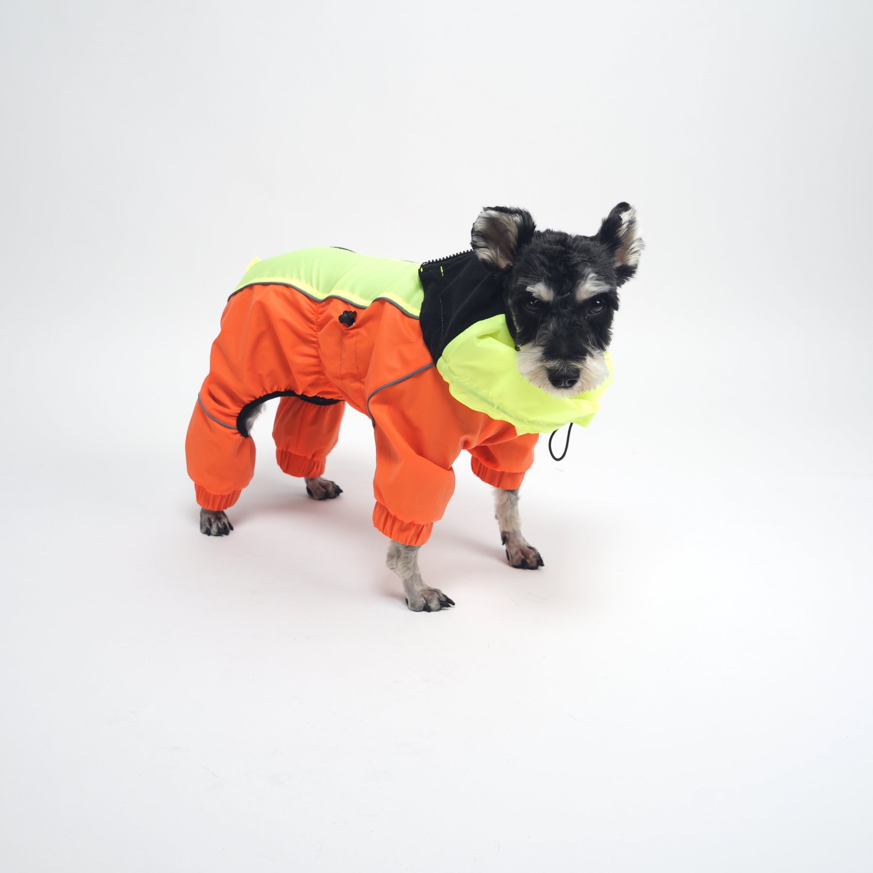 ASK for Price Dog Raincoat Reversible, Single Side Slicker Poncho Adjustable waterproof Dog Rain Jacket with Leash Hole/Reflective Stripe Hooded Snowproof Windproof Clothes for Small to 3X-Large Dogs