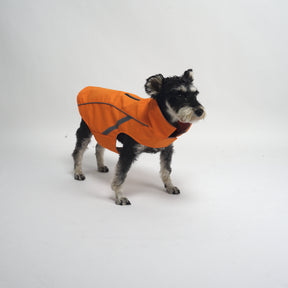 ASK for Price Dog Raincoat Reversible, Single Side Slicker Poncho Adjustable waterproof Dog Rain Jacket with Leash Hole/Reflective Stripe Hooded Snowproof Windproof Clothes for Small to 3X-Large Dogs